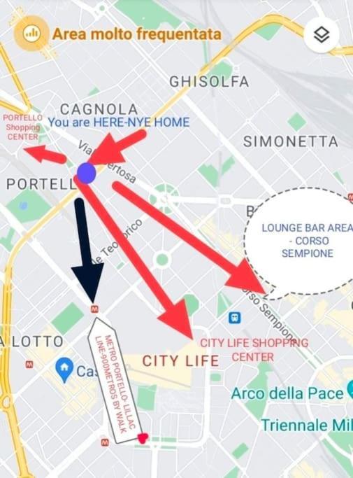 Nye Apart Milan-Fiera City Life-De Montel Terme-San Siro-Ippodromo-Allianz Cloud-Cozy Flat With Big Terrace Barbecue *