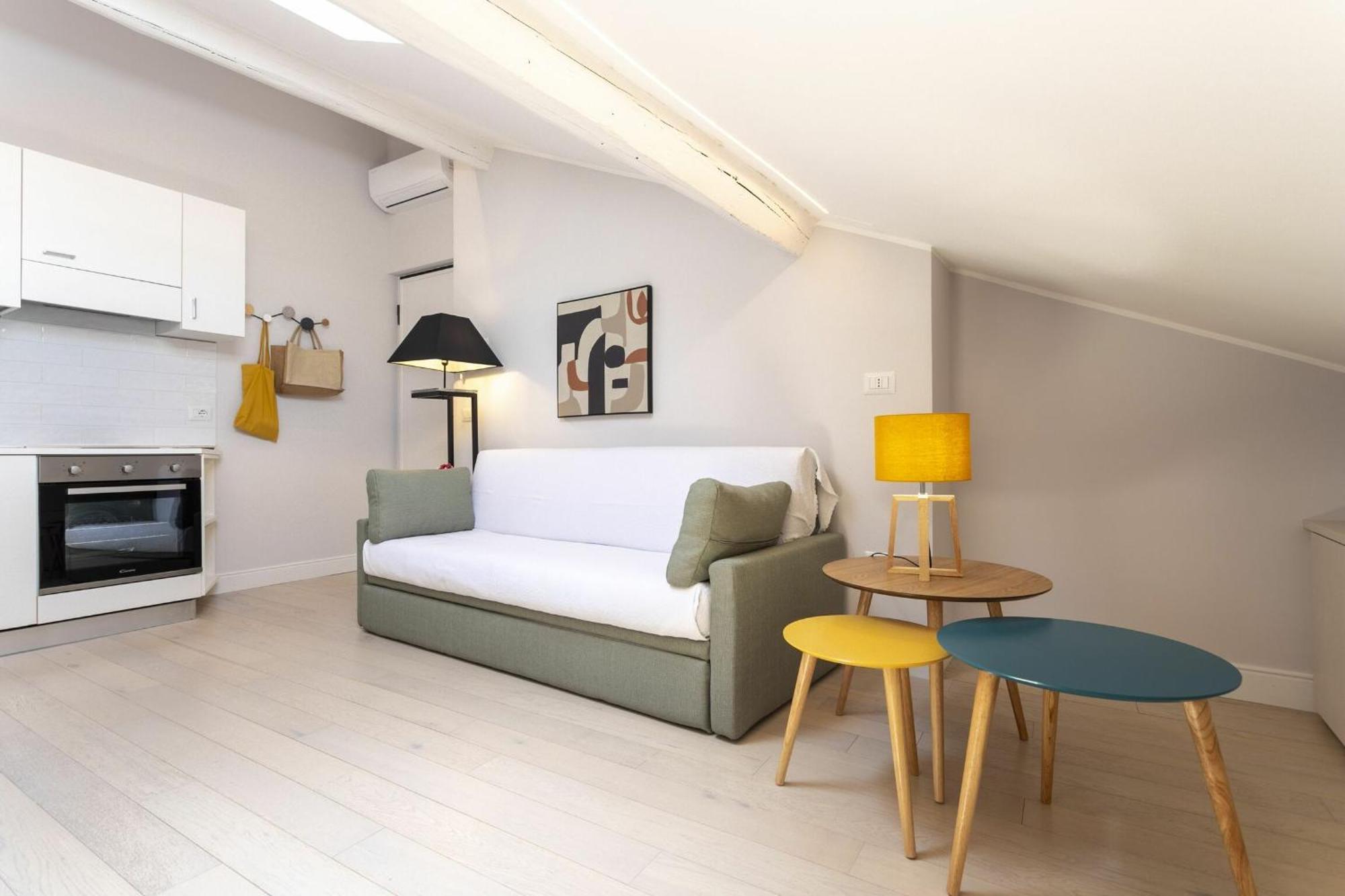 Ferrucci 1 Bedroom Attic In By Halldis Apartment Milan