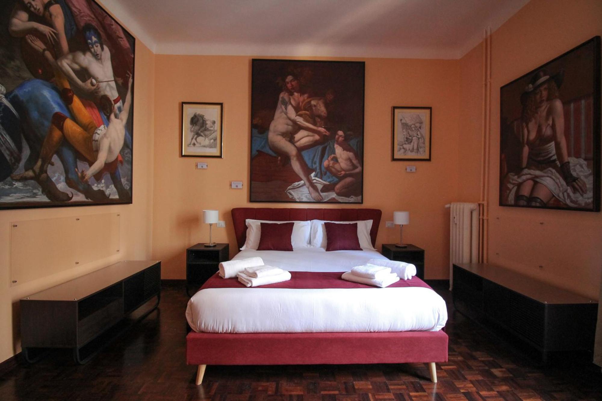 Casa D'artista Art And Luxury With Wifi, Ac, Smart Monitor In The Heart Of Apartamento *