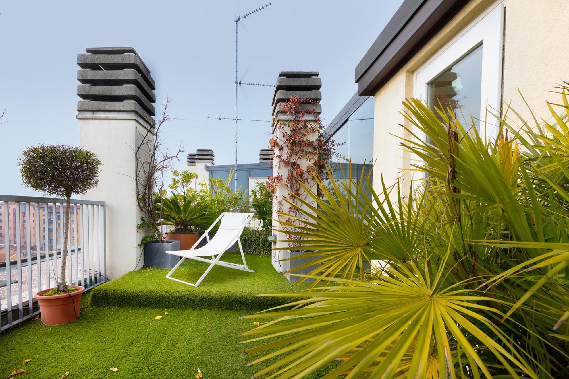 Giresio 41 - Your Penthouse With Rooftop Garden In Navigli - Wifi Apartment Milan