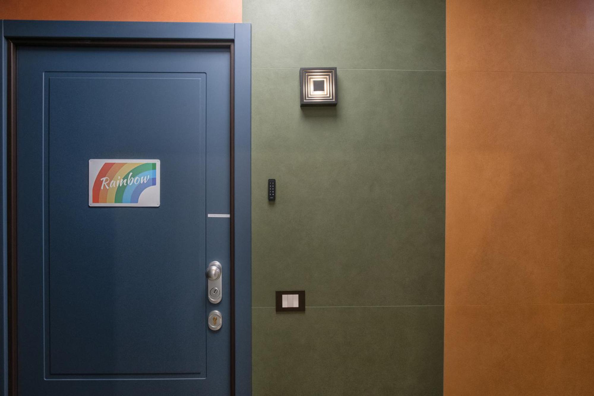 Apartment Rainbow Colorful By Station *