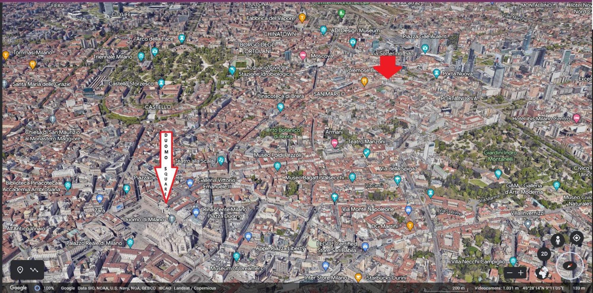 Brera Moscova Garibaldi Solferino Fashion St Entire Attic With Automation Apartment Milan
