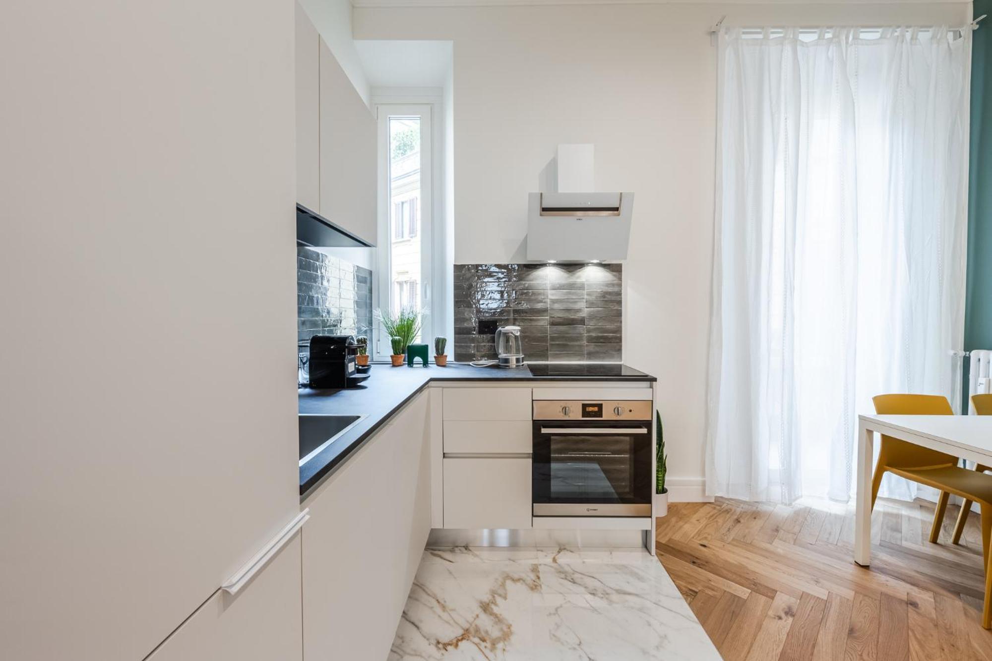 Apartment Modern 3-room Flat - Near Metro & Park *