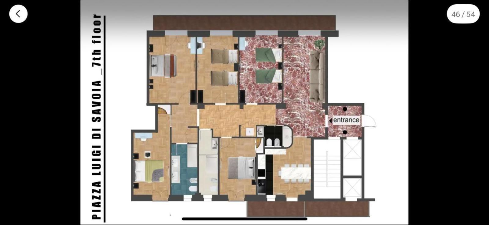 Appartamento Private Luxury 5 Bedroom - Station