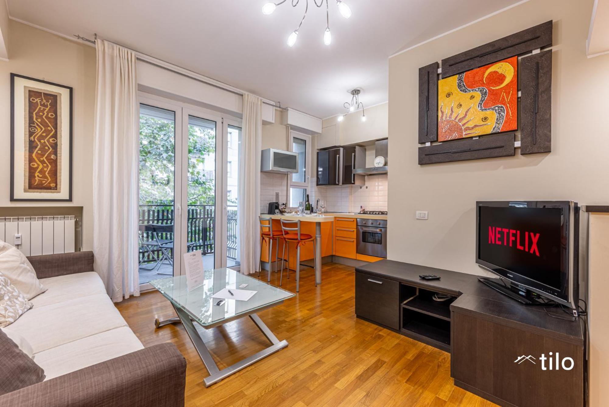 Apartamento Porta Vittoria 1br, Free Ac, Wifi & Netflix By Tilo *