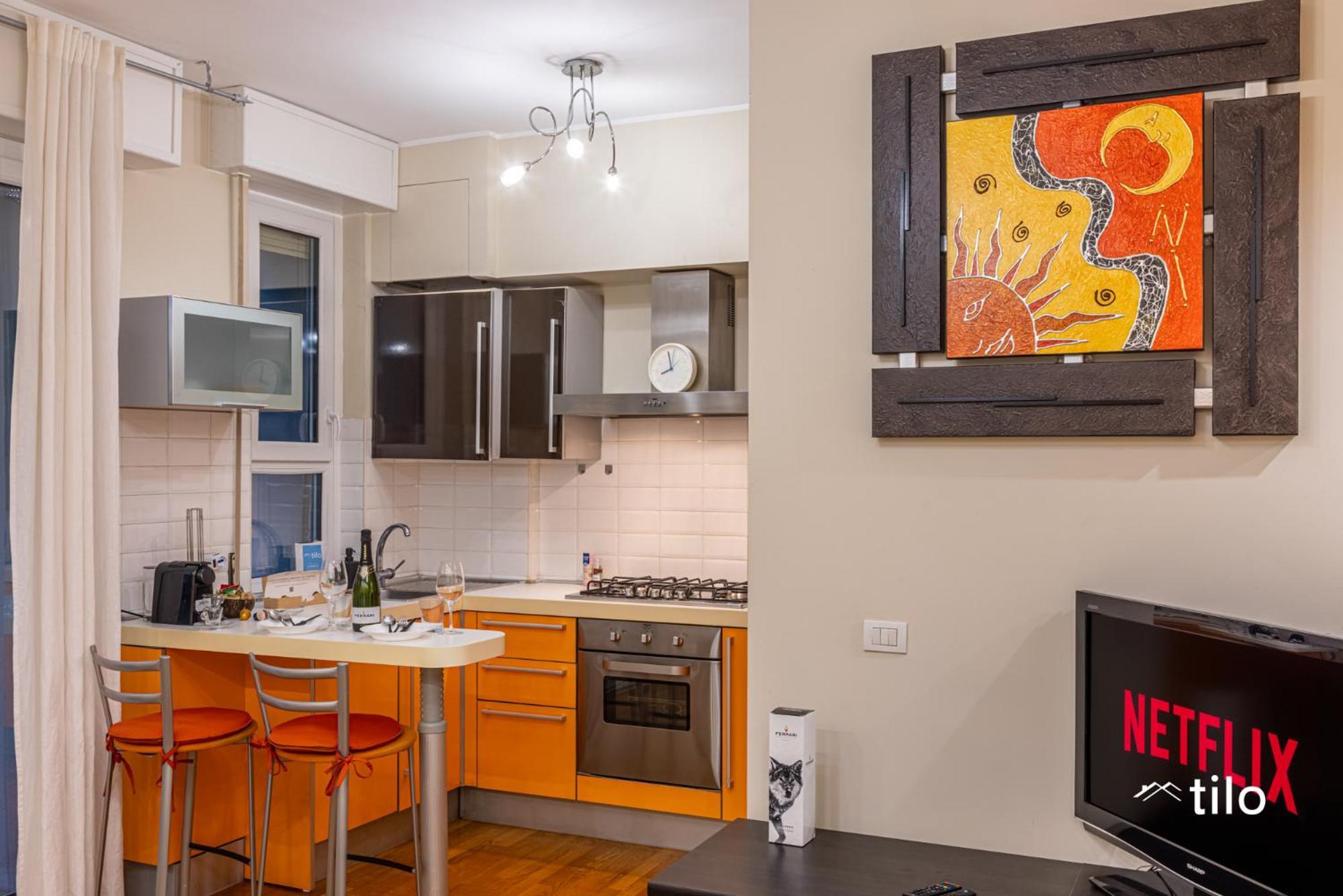 Apartamento Porta Vittoria 1br, Free Ac, Wifi & Netflix By Tilo