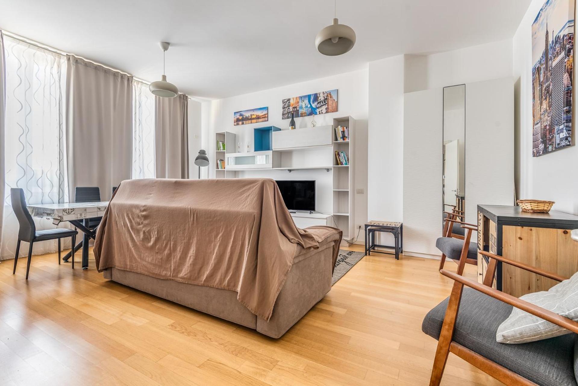 Via De Sanctis 26 4 Pax Apartamento Milão