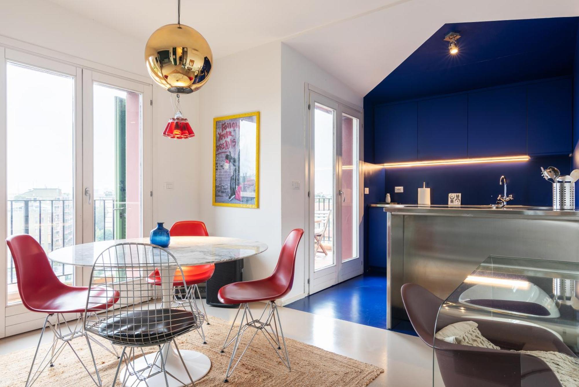 Appartamento Bilocale Design Con Terrazza - De Angeli Milano