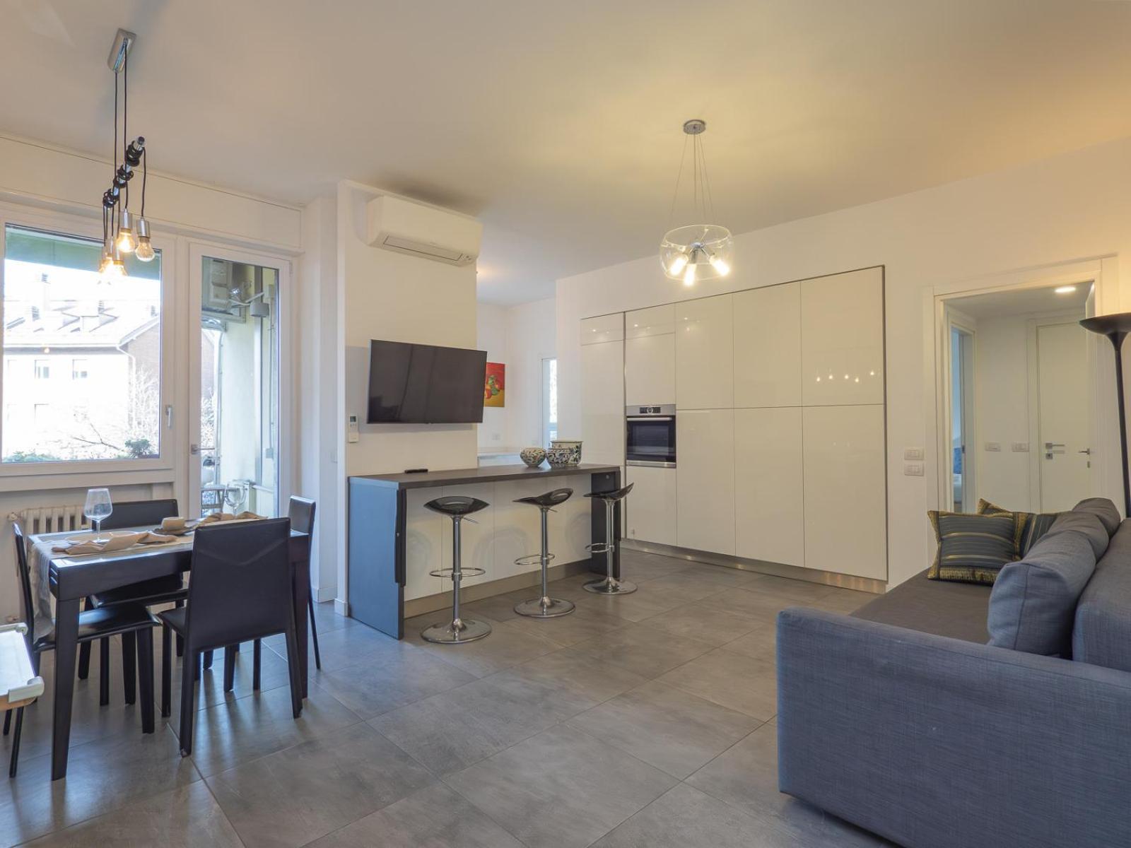 Modern 3 Bedroom With Balcony Steps From San Siro By Rentopolis Apartment *
