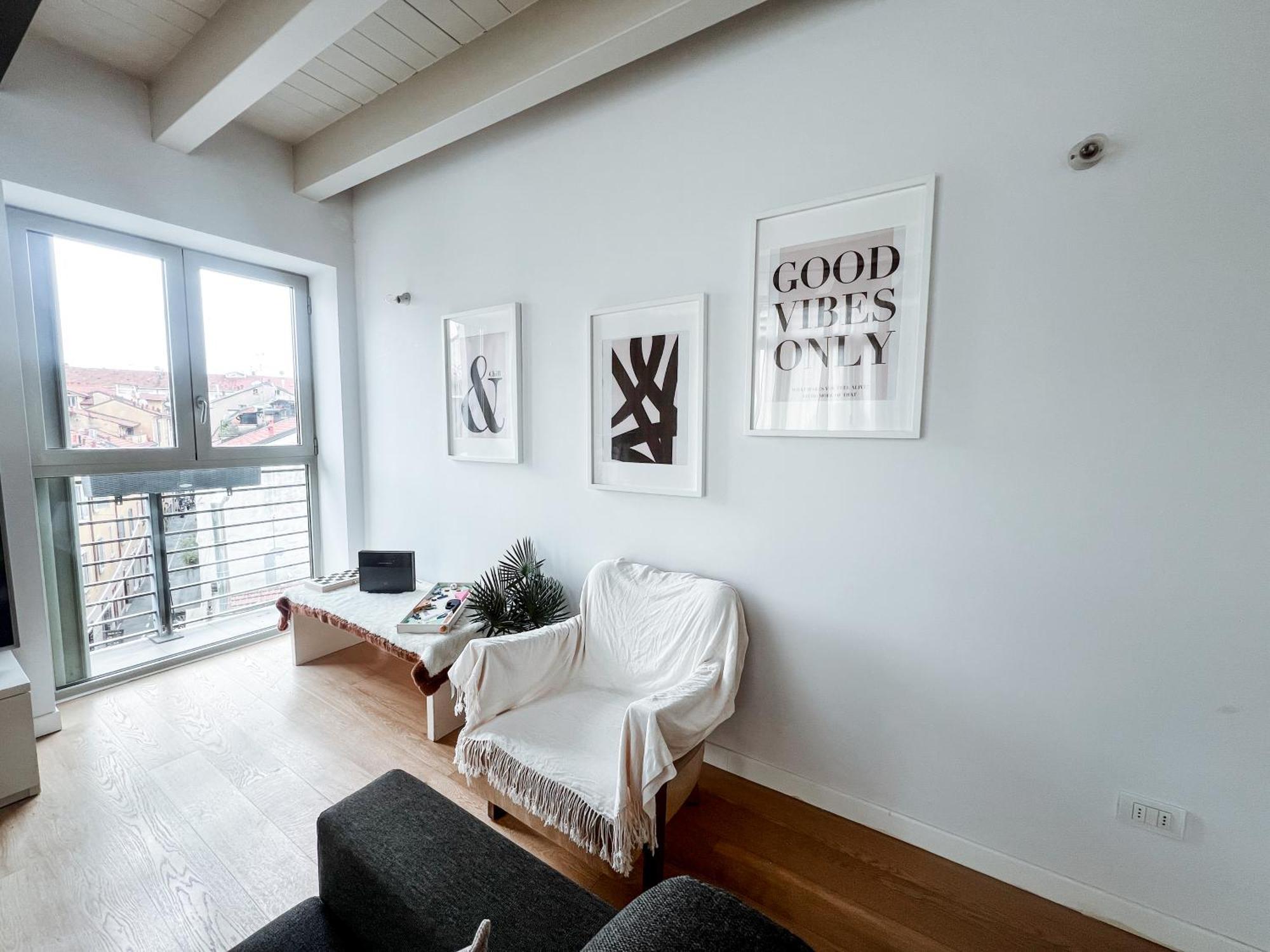 Apartment Garden Penthouse - Large & Trendy Flat, Milan