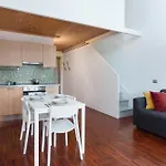 White And Brown Exclusive Loft With Terrace - Free Parking - M2 Station