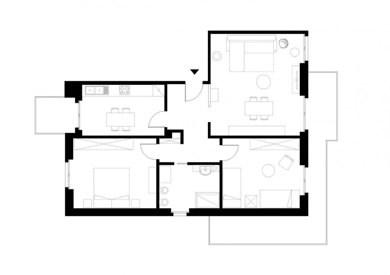 Apartment The Best Rent - Large And Bright Two-bedrooms With Balcony *