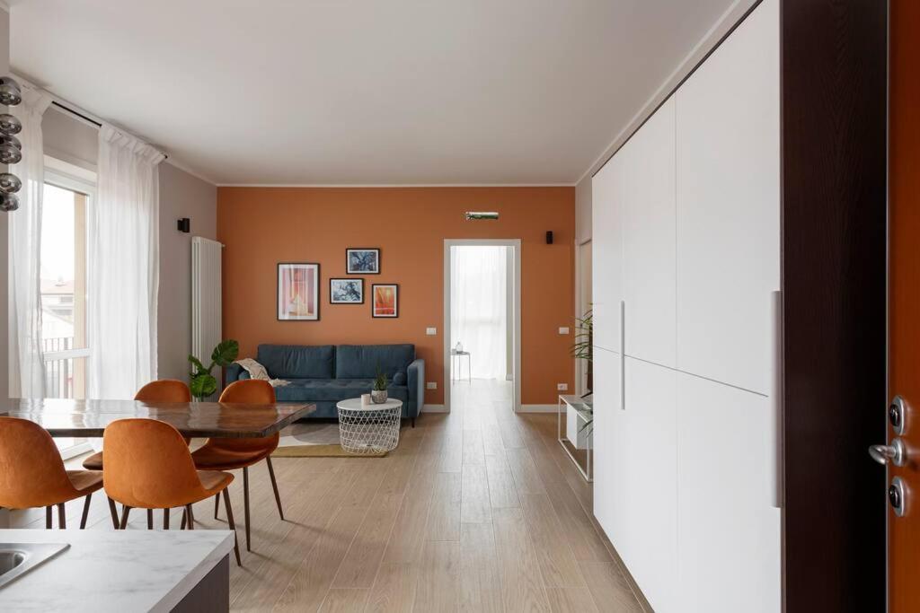 Blue & Orange House Lovely Modern