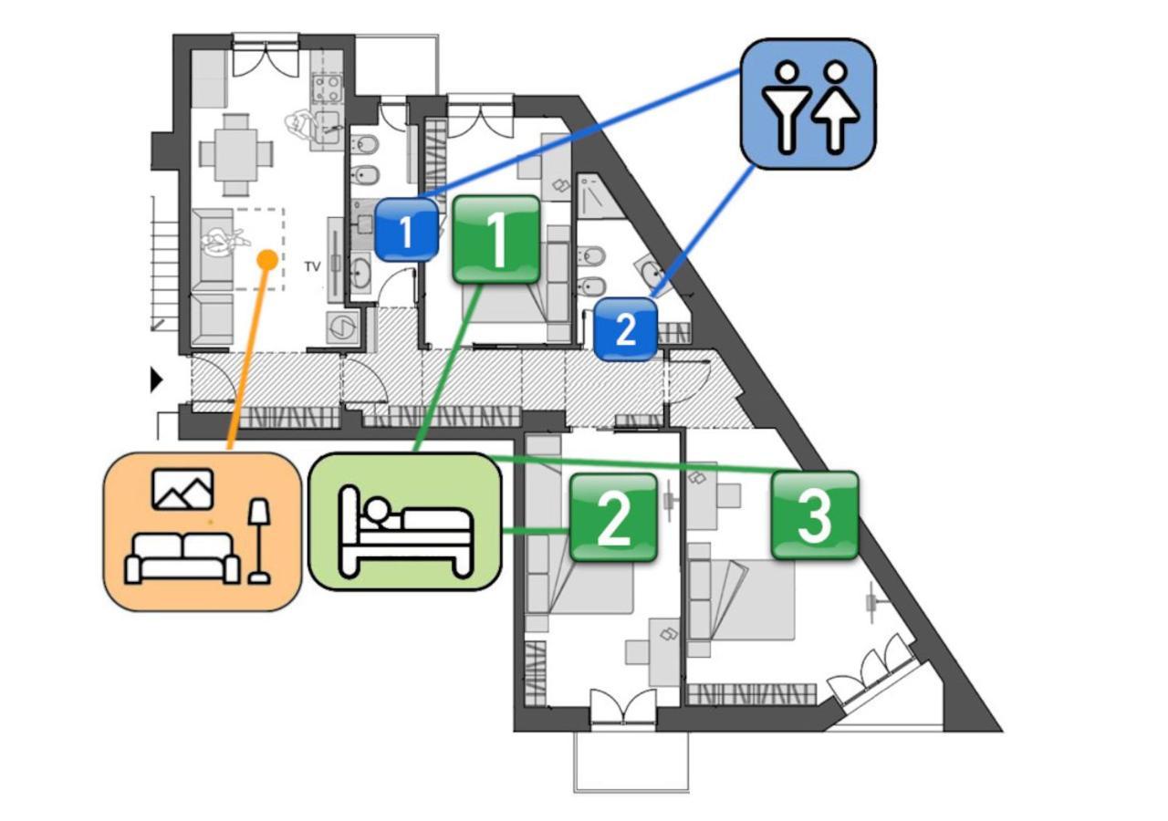 Stayeasy Cavalcanti - 3 Bedrooms, 2 Baths - Station * Milan