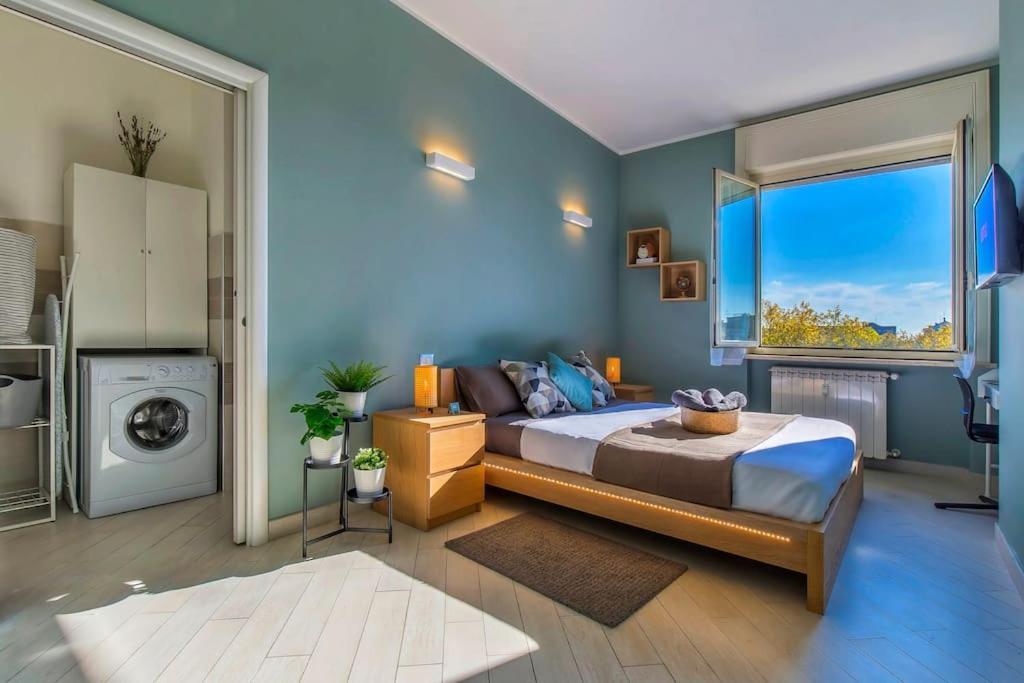 Charmy & Cozy Panoramic Flat 50m From M4 Stop Apartamento *
