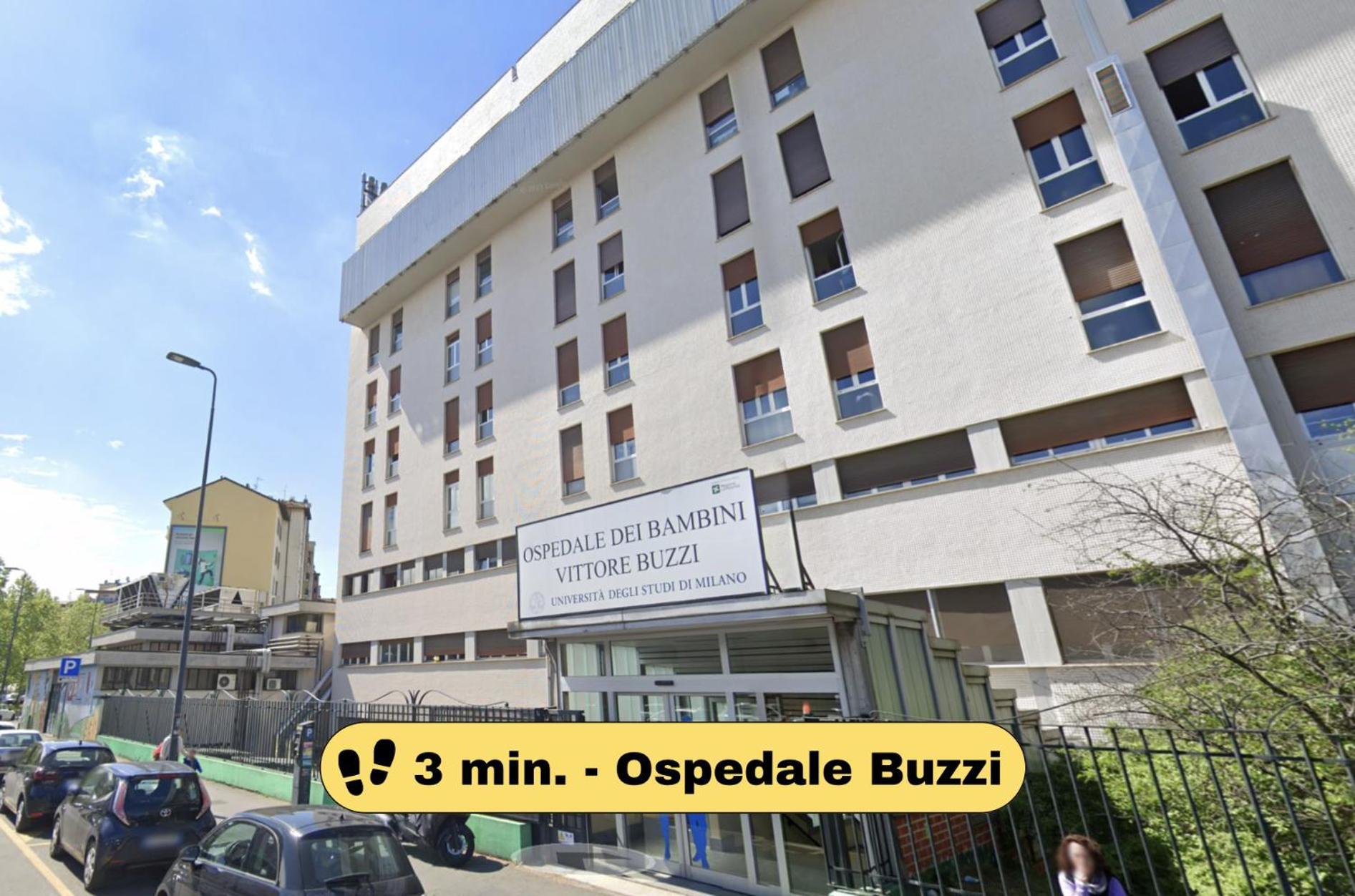 2 Bedroom - Buzzi Hospital, Sempione, Mico, 100mt Metrom5 Milan