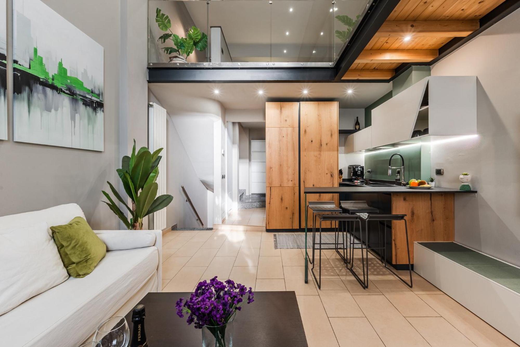 The Skyline Loft - Bosco Verticale Area Apartment Milan