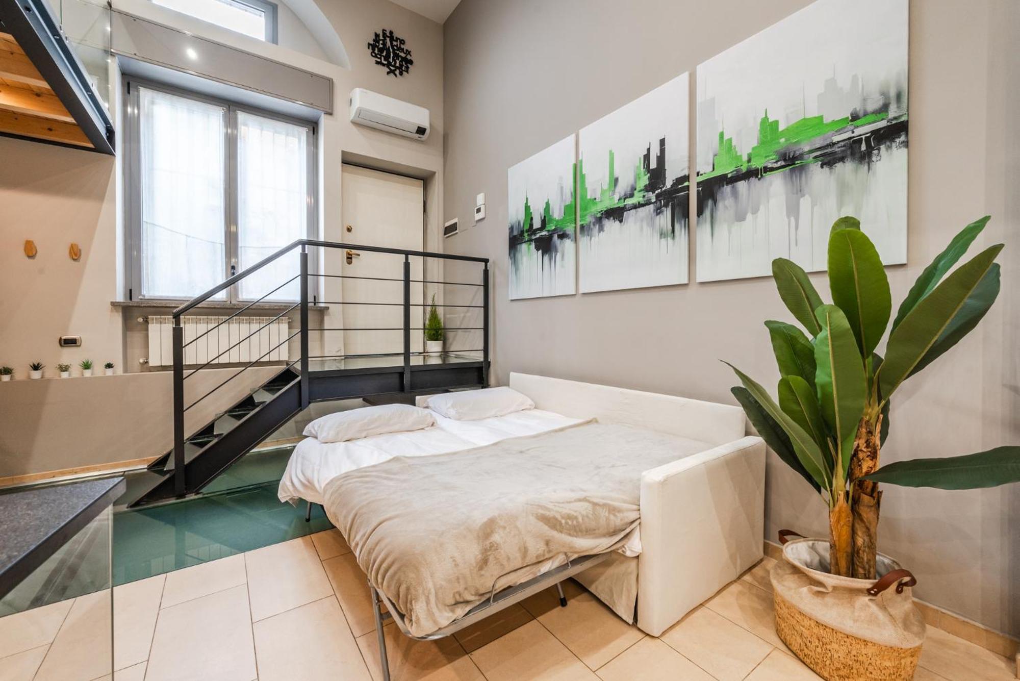 The Skyline Loft - Bosco Verticale Area Apartment Milan