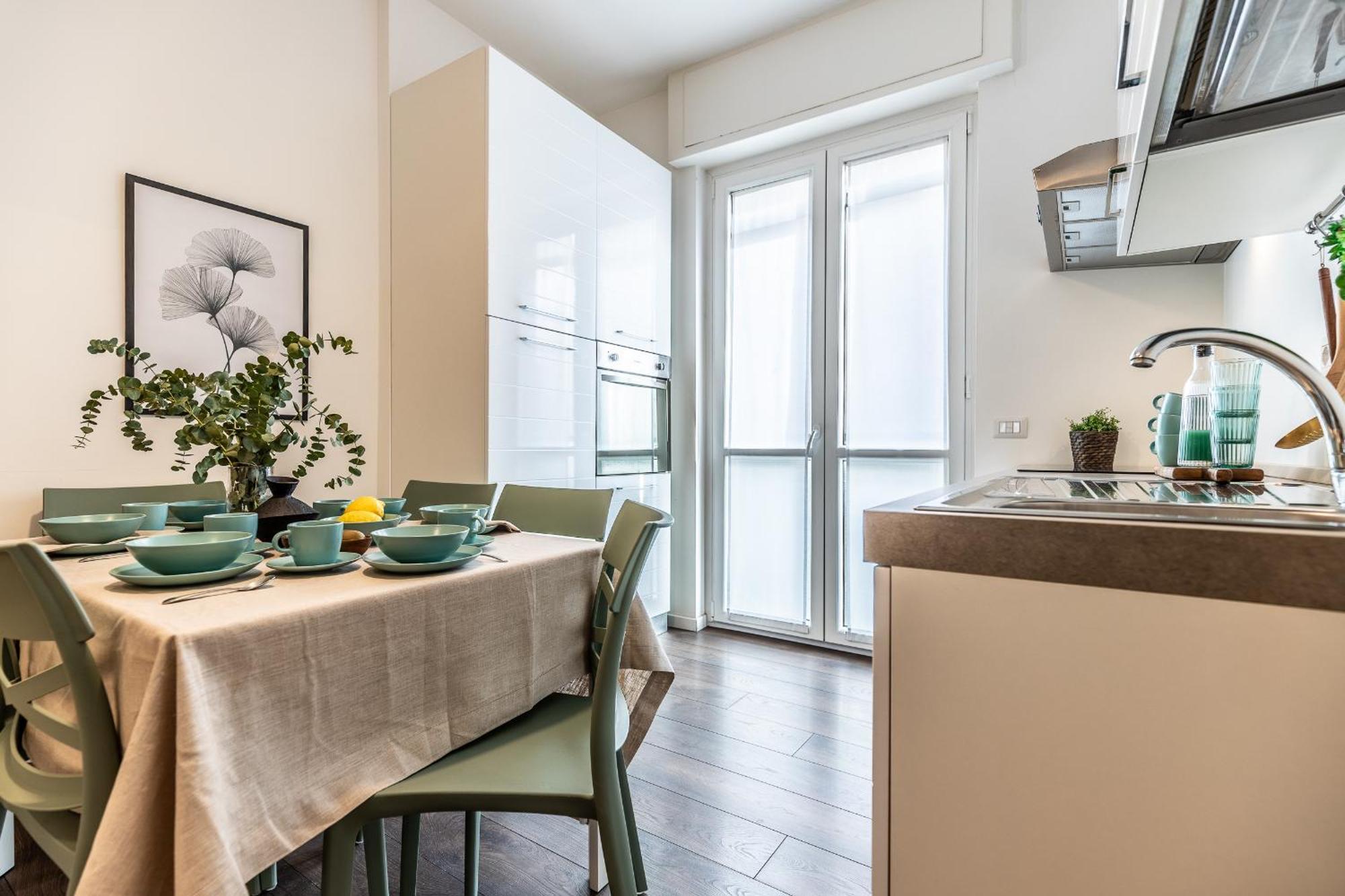Stayeasy Cavalcanti - 3 Bedrooms, 2 Baths - Station Milan