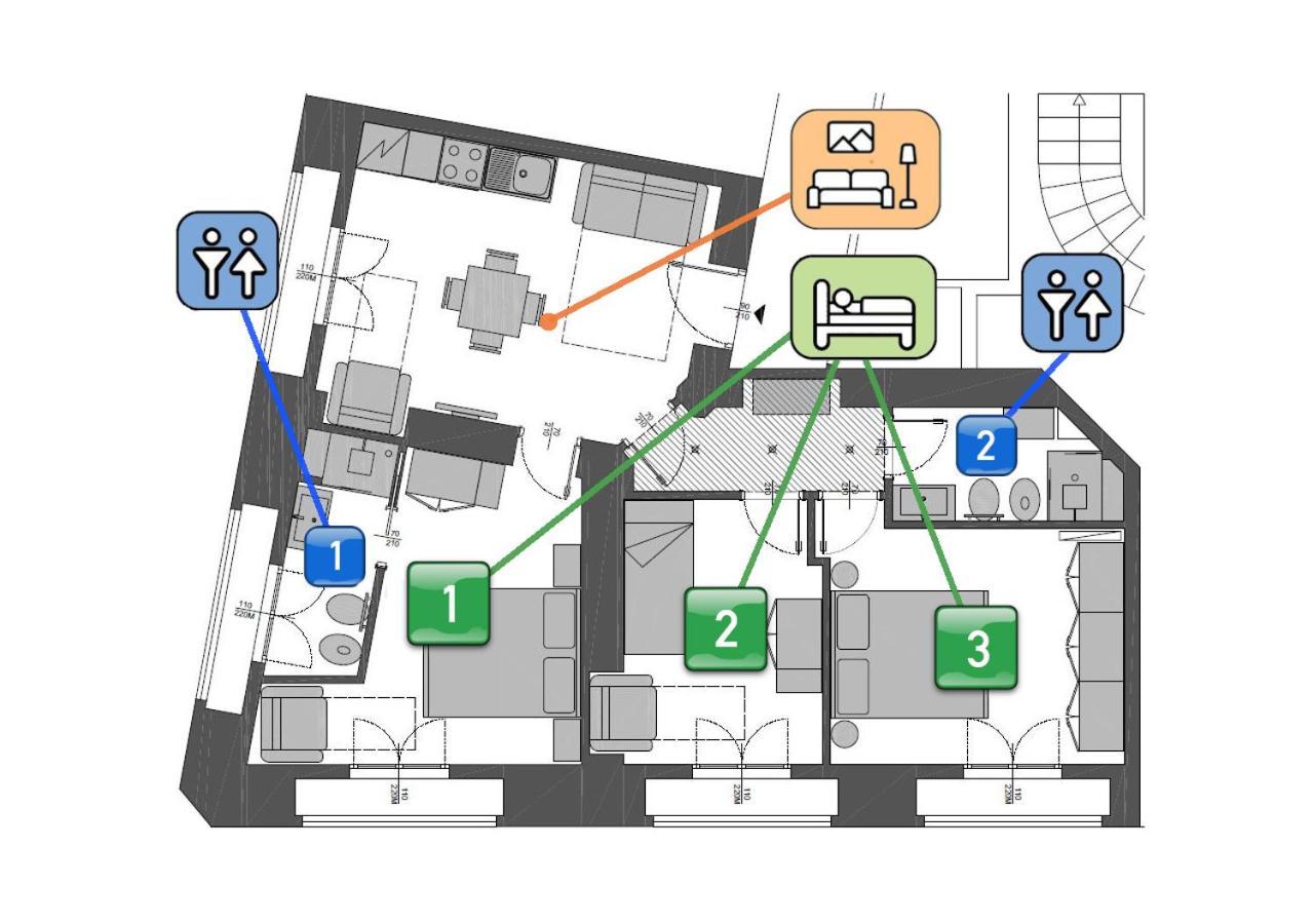 Stayeasy Filzi11 - 3 Bedrooms, 2 Baths - Station Milan