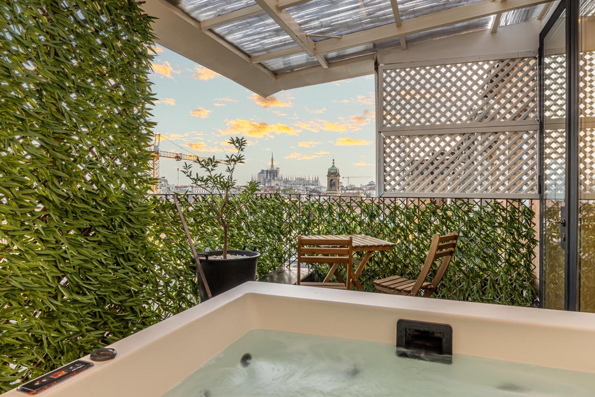 Apartment Luxury Penthouse With Jacuzzi & 360 View Rooftop Milan