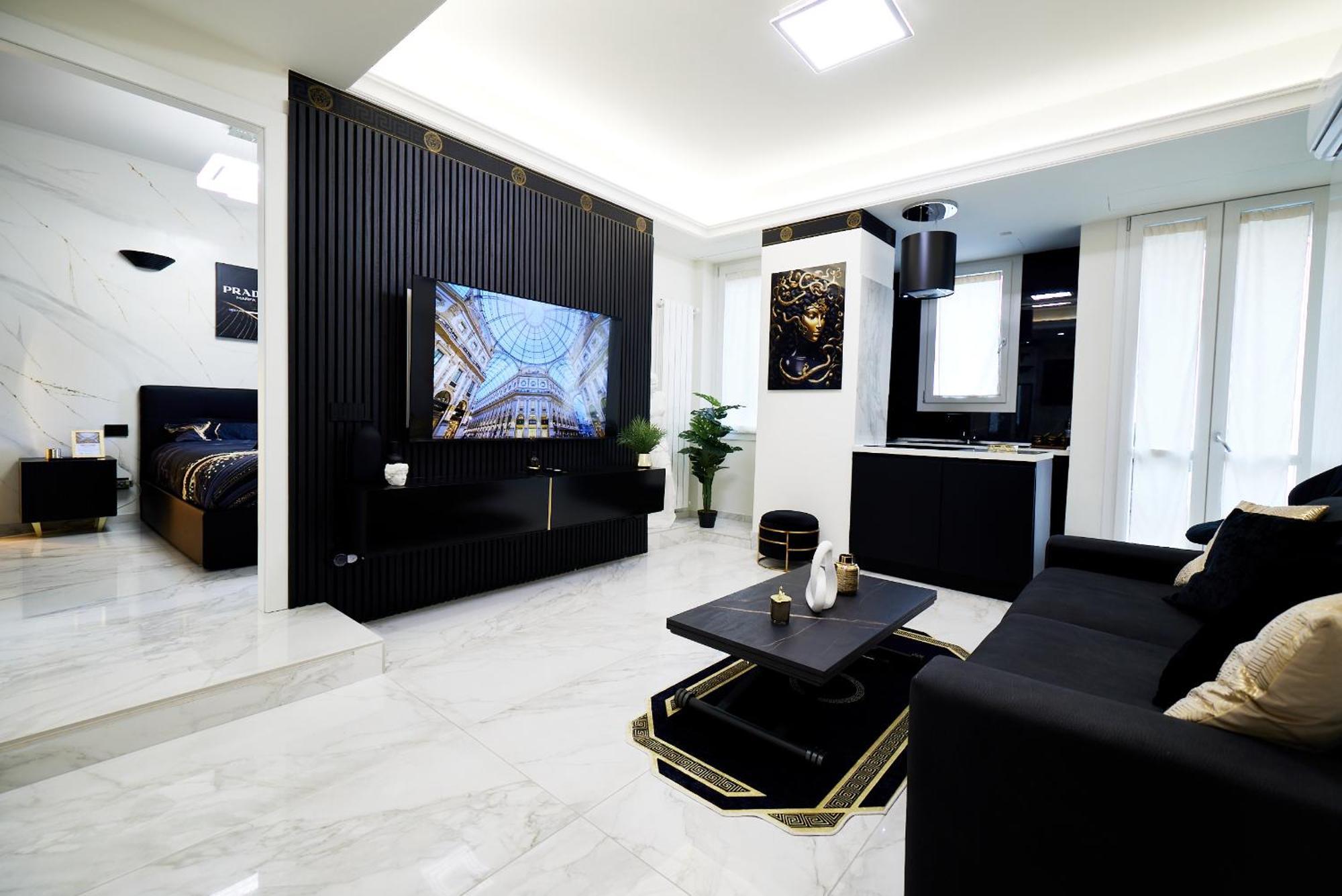 Apartment Italian Fashion - Luxurious Marble City Center Milan