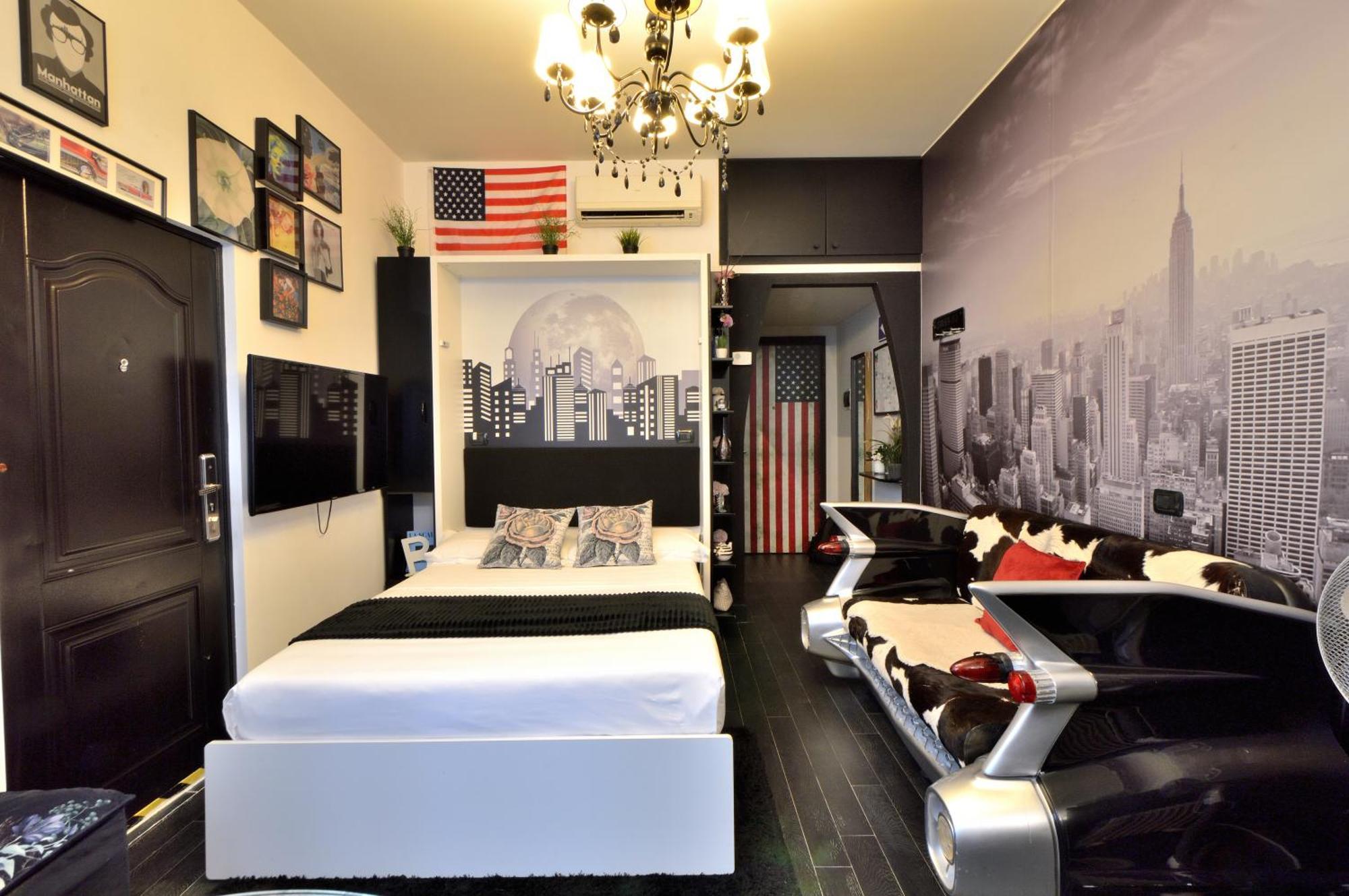 Stupendo Di Design A Tema America- Potente Wi-fi Ottimo Il Collegamento Con Aeroporto Di Malpensa E Rho Fiera, Vicino Metro Apartment Milan