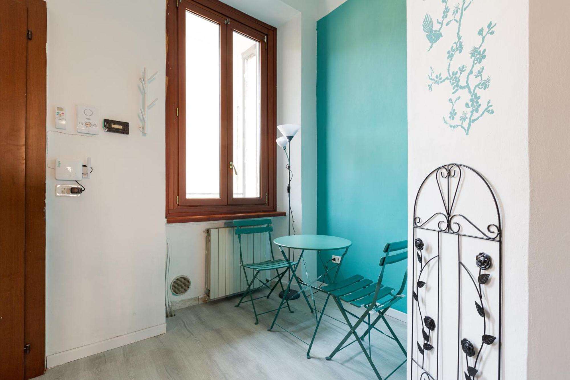 Apartment Turquoise Mini Flat Near Fs Milan