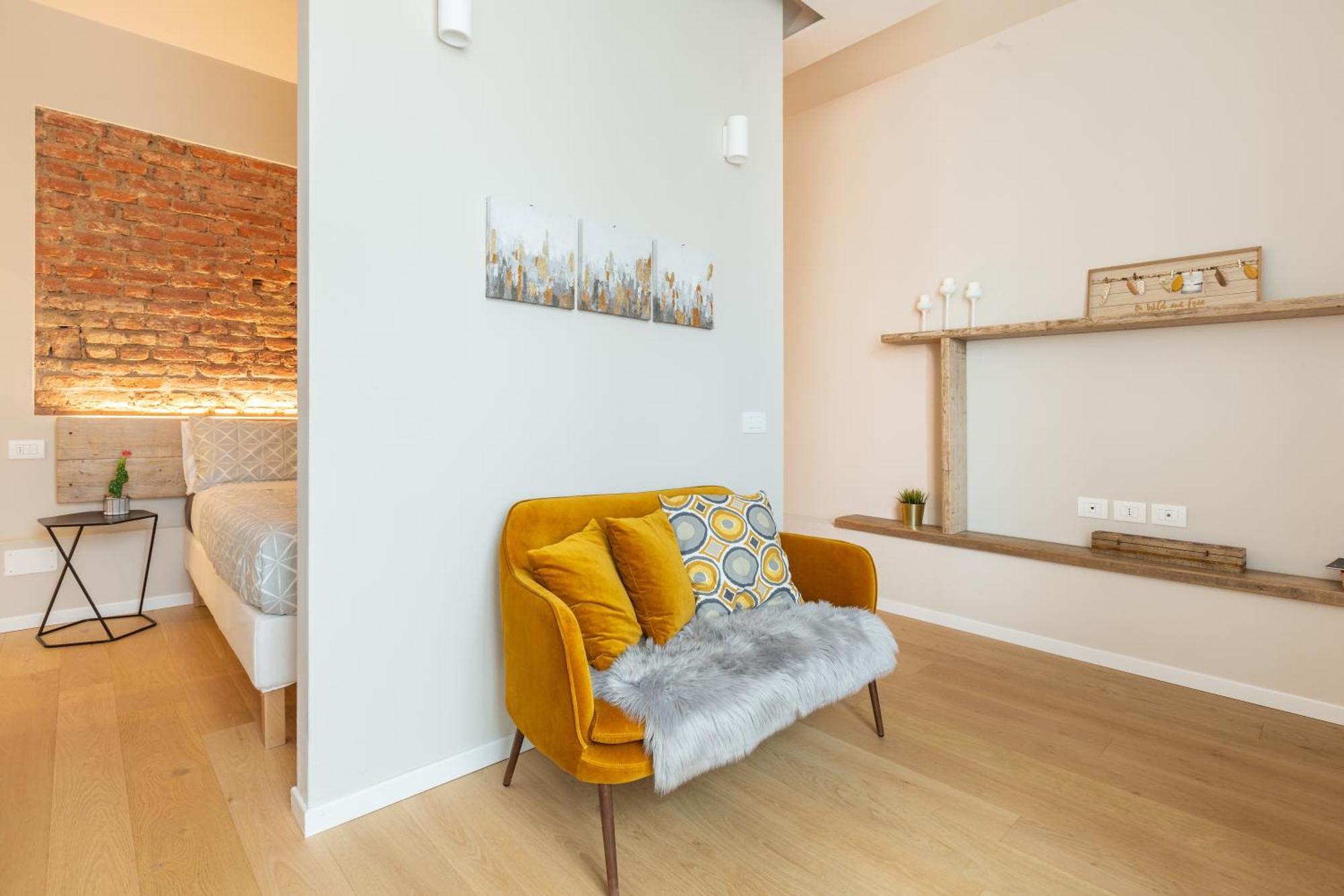 Raffinato E Stylish Monolocale Milanese Apartment *