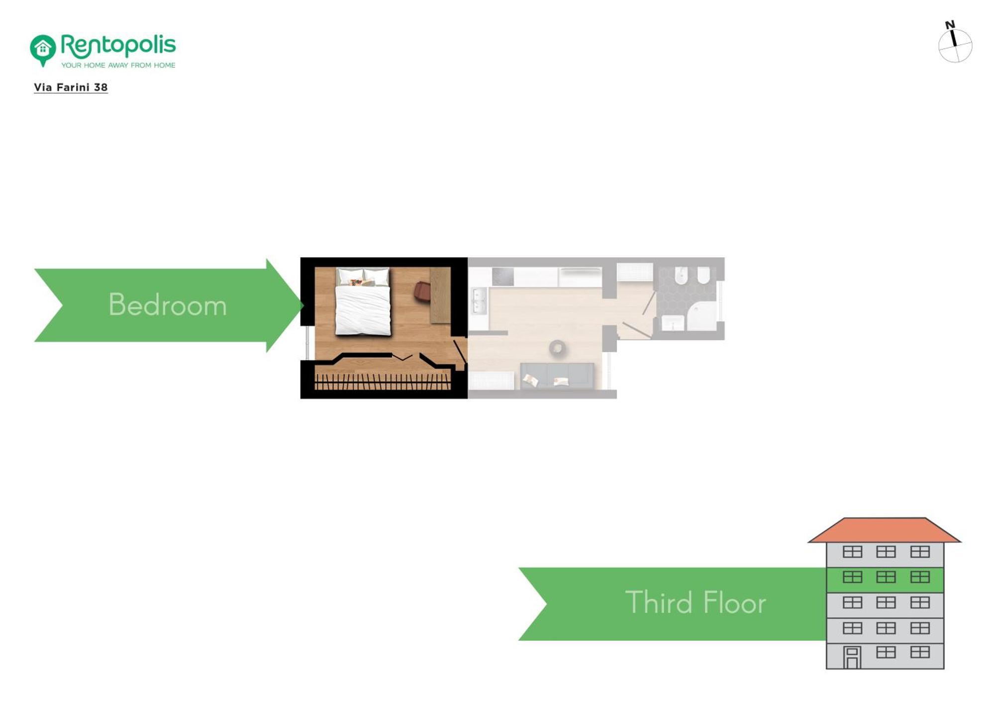 Isola-garibaldi Newly Renovated 1 Bedroom By Rentopolis * Milan