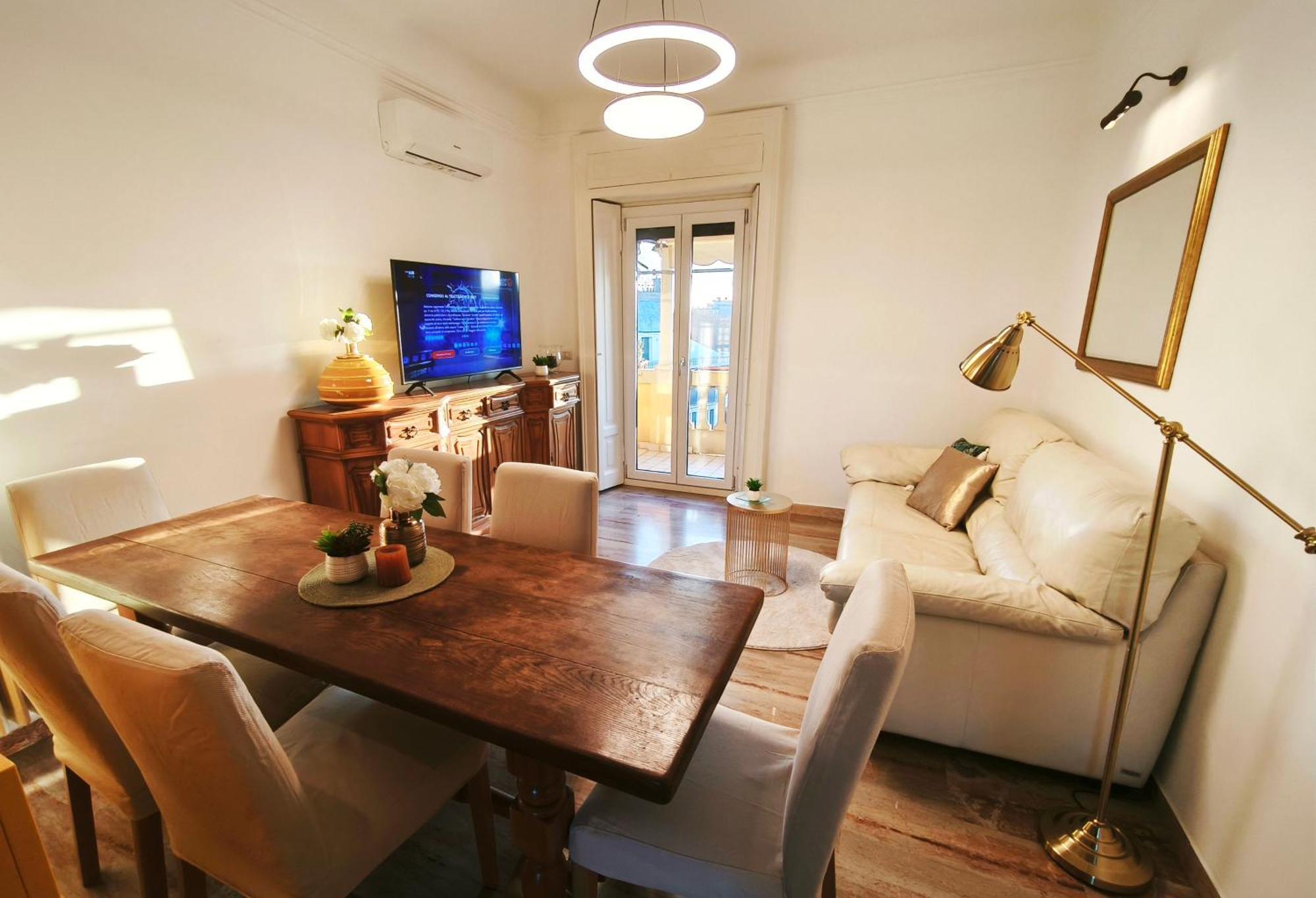 Elegant View Flat Adjacent Metro Apartment