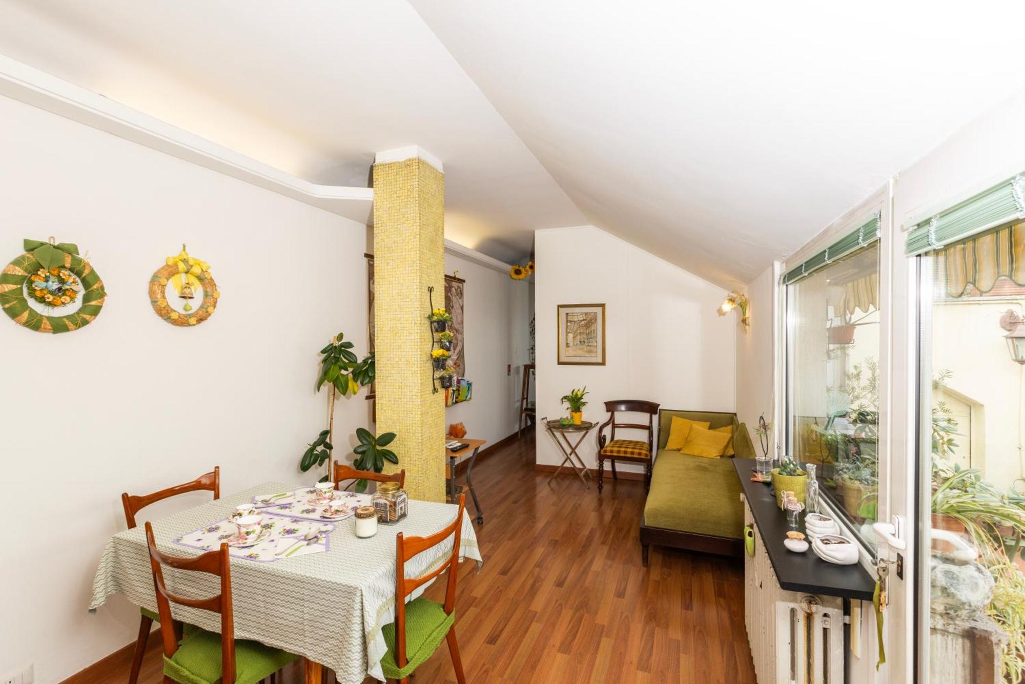 La Design '50s With Botanical Terrace Milan