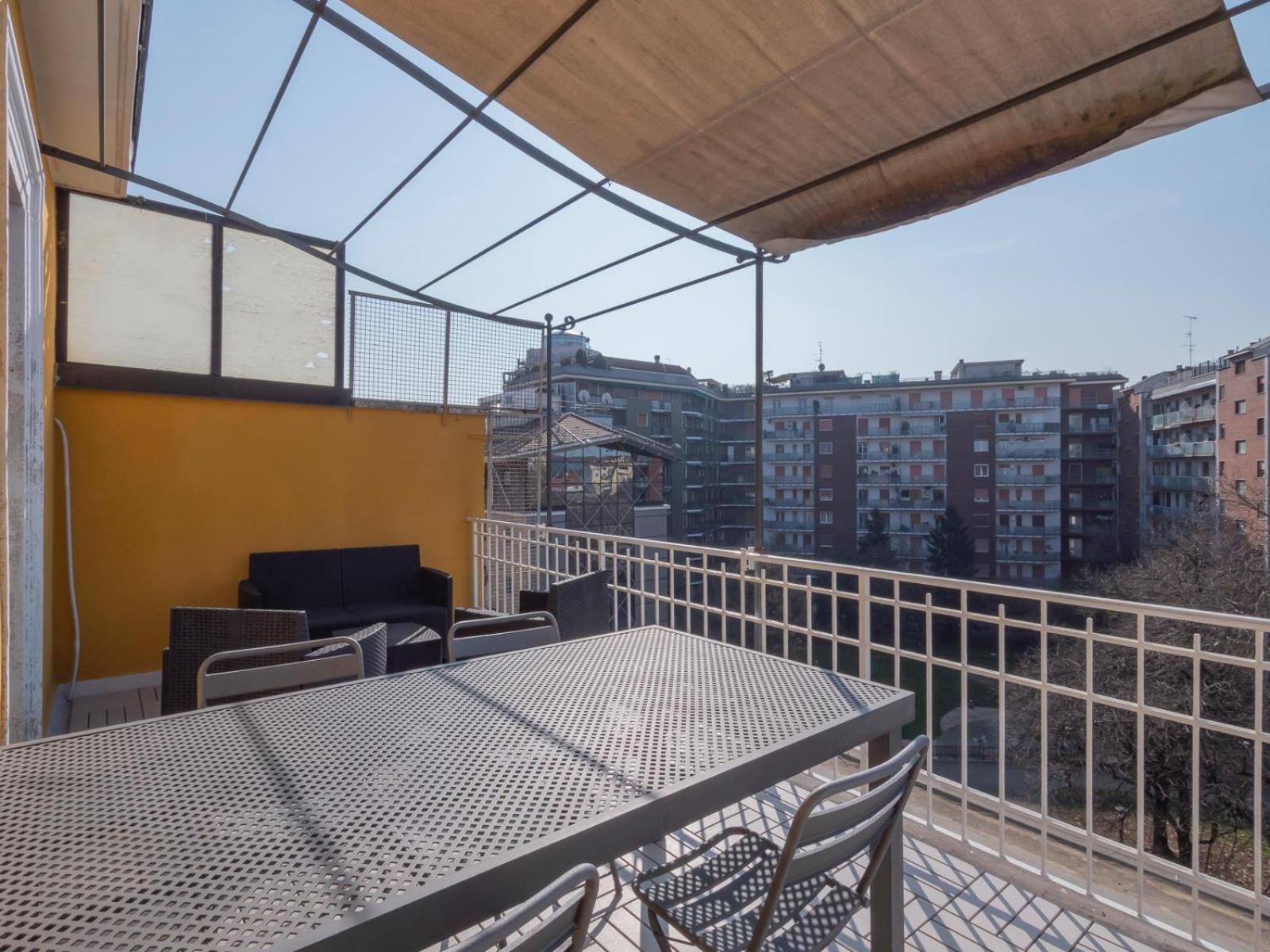 De Angeli San Siro Penthouse With Terraces Apartment Milan