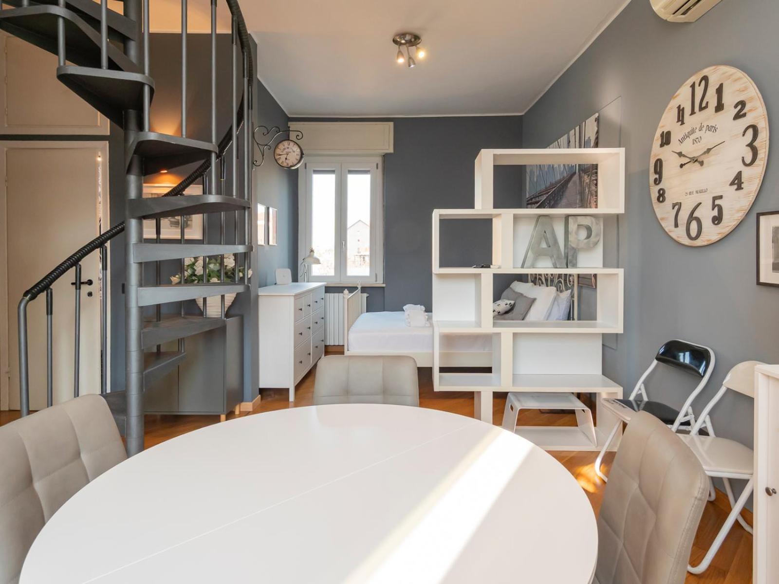 De Angeli San Siro Penthouse With Terraces Apartment Milan