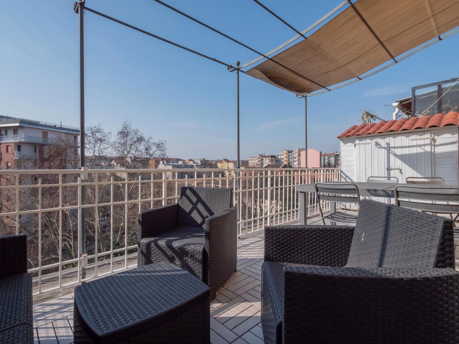De Angeli San Siro Penthouse With Terraces * Milan