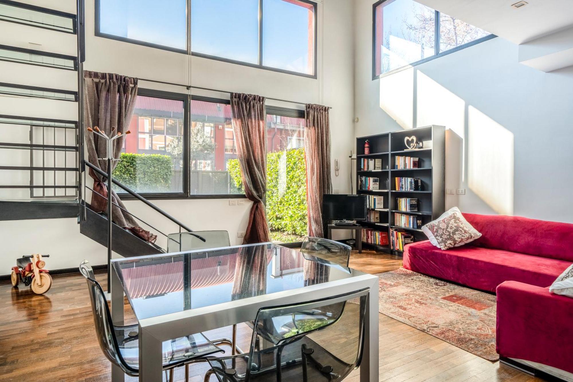 Red Lofty Milano- Loft Moderno Comodo Per Ippodromo, San Siro, Rho Fiera-Mico E Politecnico, Parking *