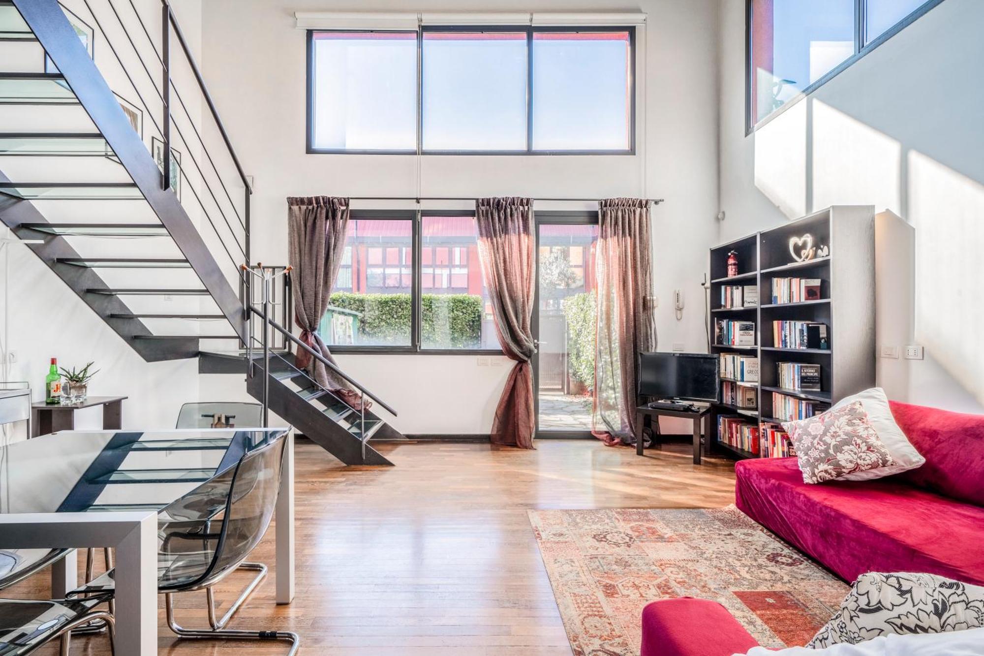 Red Lofty Milano- Loft Moderno Comodo Per Ippodromo, San Siro, Rho Fiera-Mico E Politecnico, Parking Apartment Milan
