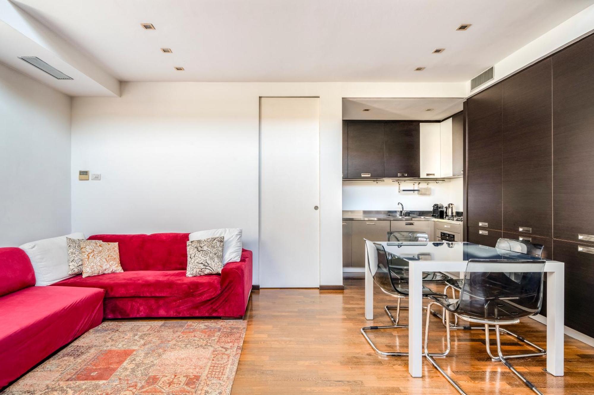 Red Lofty Milano- Loft Moderno Comodo Per Ippodromo, San Siro, Rho Fiera-Mico E Politecnico, Parking Apartment