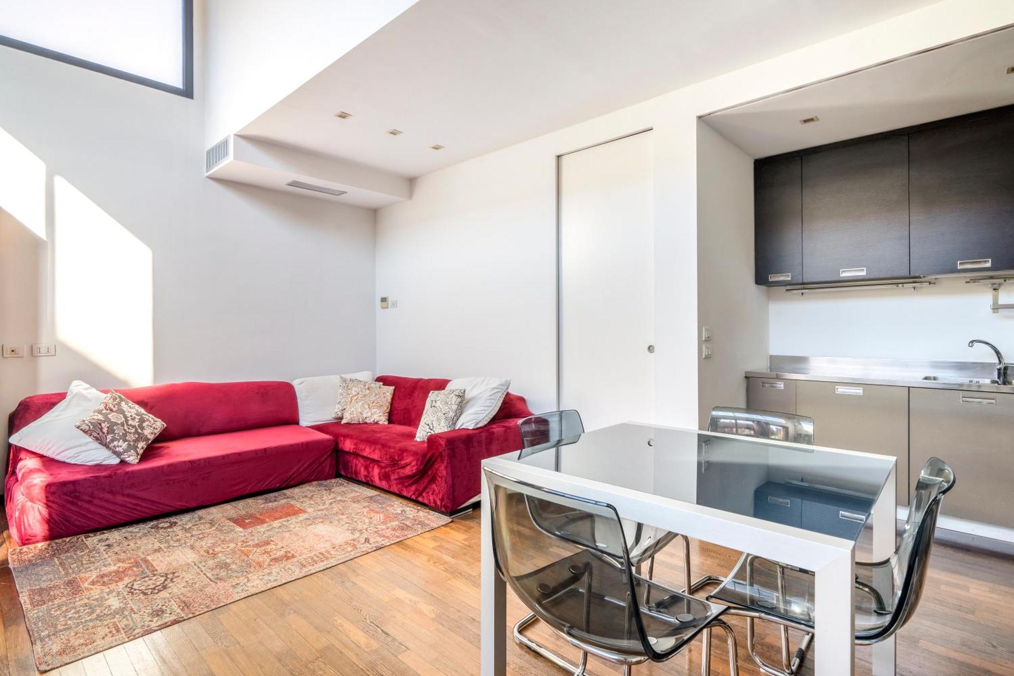 Red Lofty Milano- Loft Moderno Comodo Per Ippodromo, San Siro, Rho Fiera-Mico E Politecnico, Parking Apartment Milan