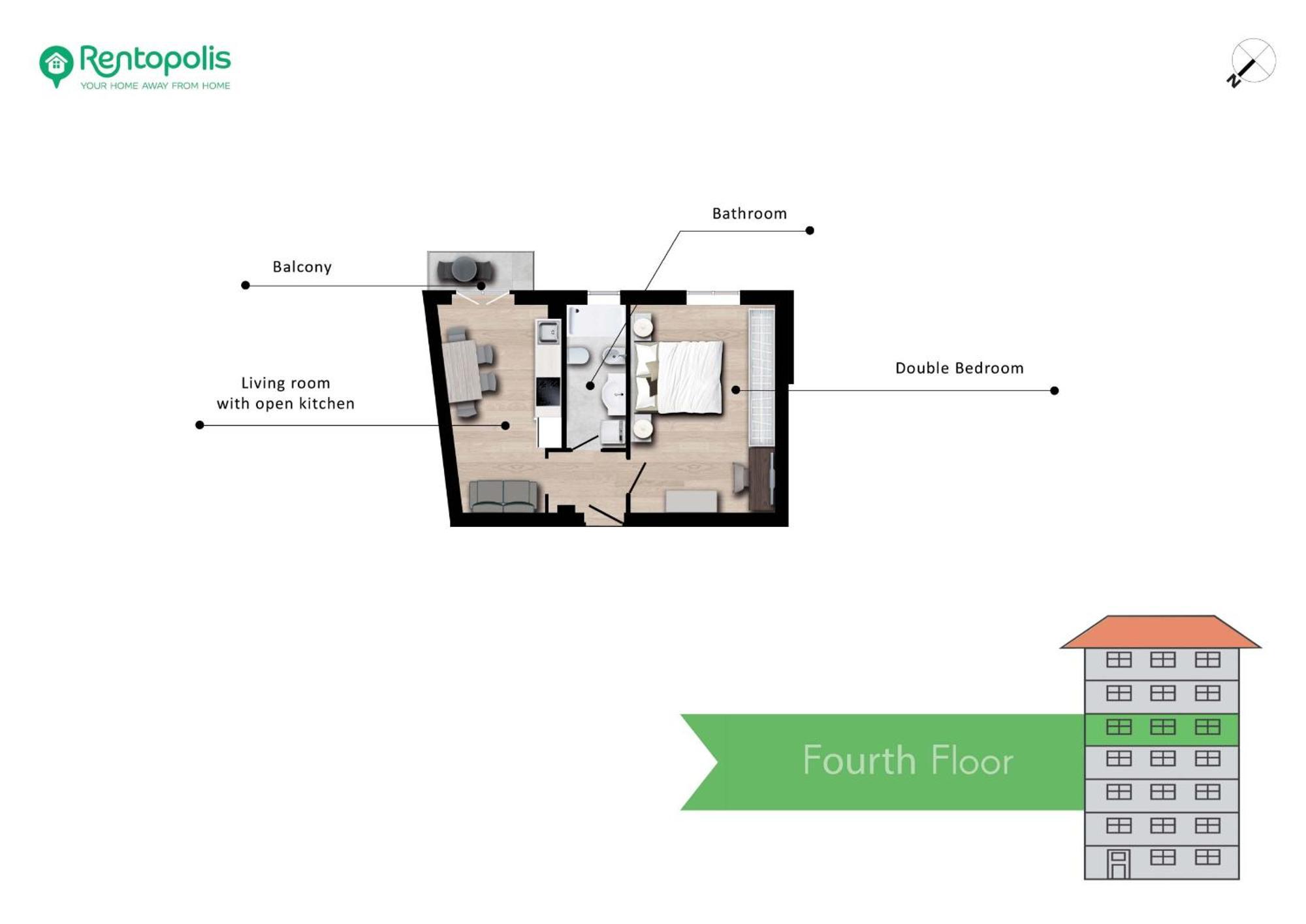 Apartment Citta Studi Design By Rentopolis
