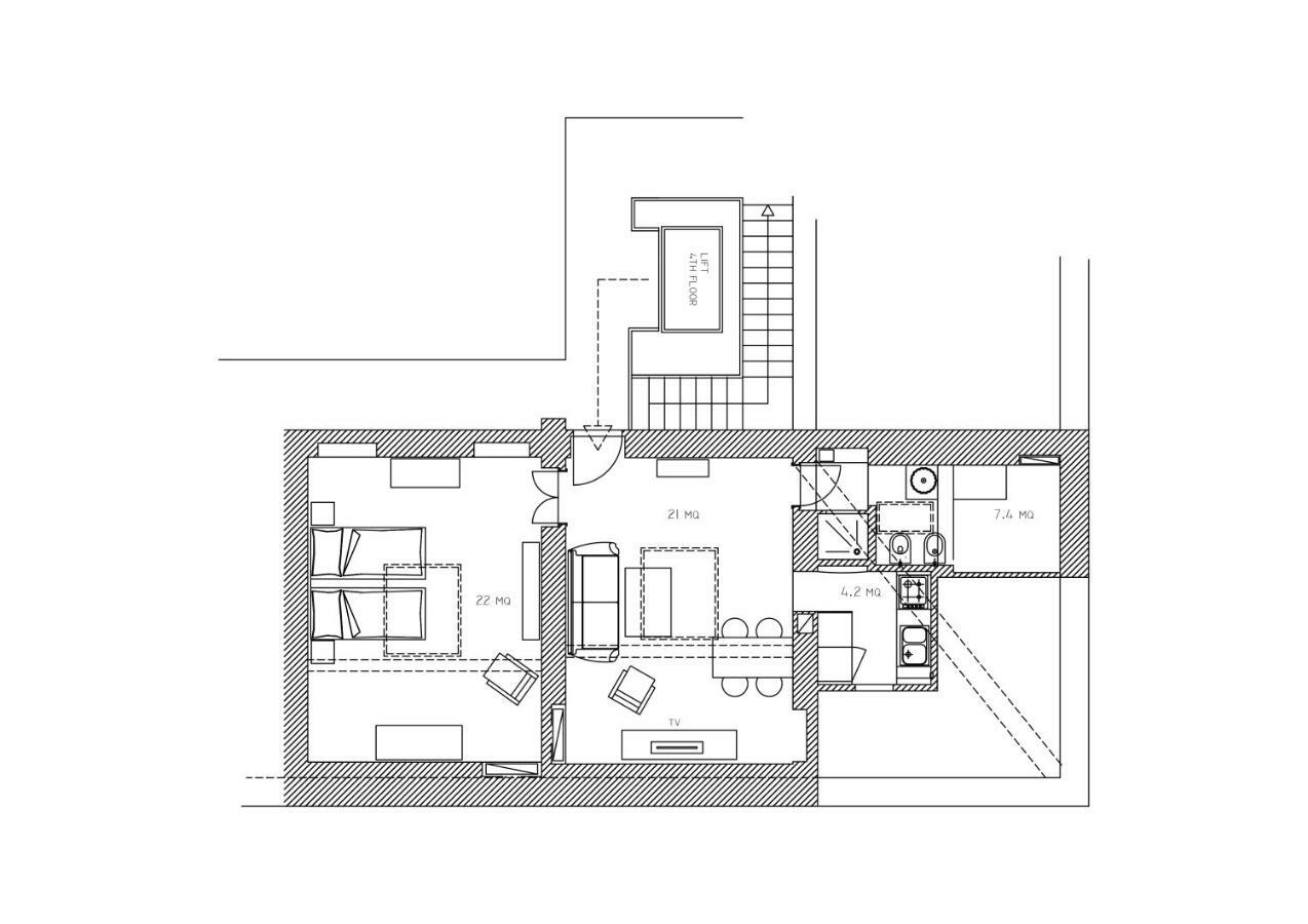 Quite And Lovely Attic - Paolo Sarpi 8 - Location Apartment *
