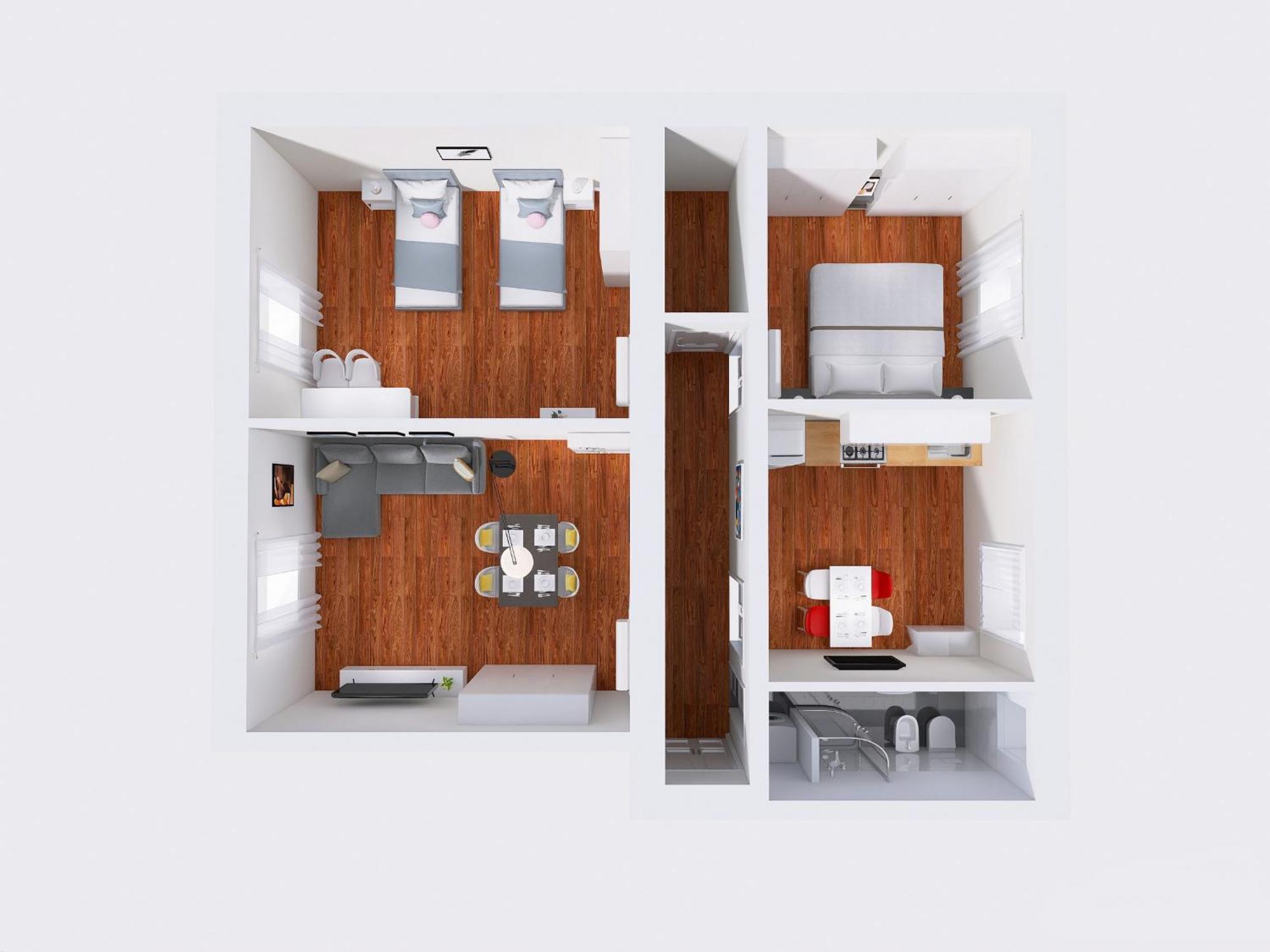 The Rent - Spacious Two-bedroom In Porta Romana * Milão