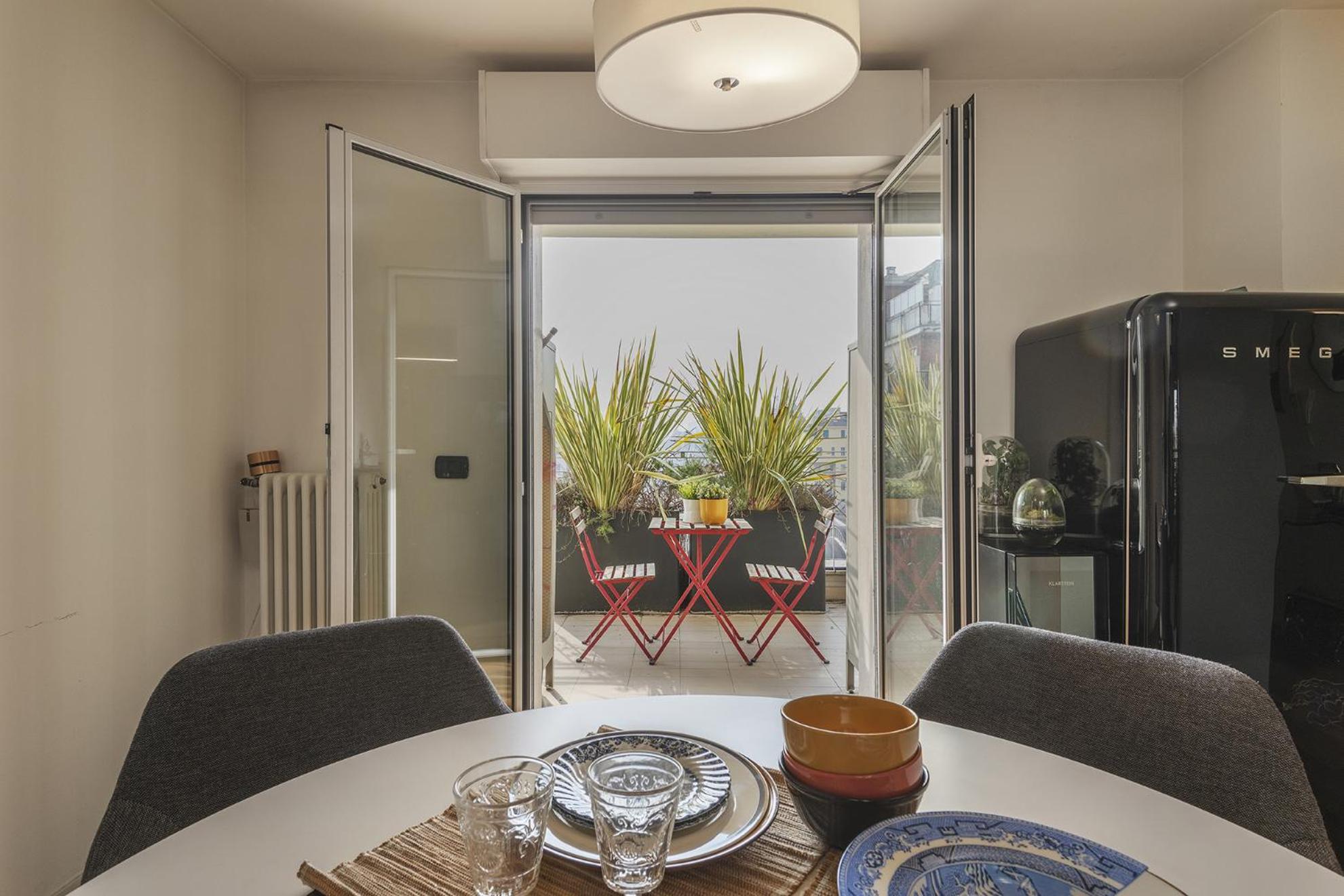 Giresio 41 - Your Penthouse With Rooftop Garden In Navigli - Wifi Apartment Milan