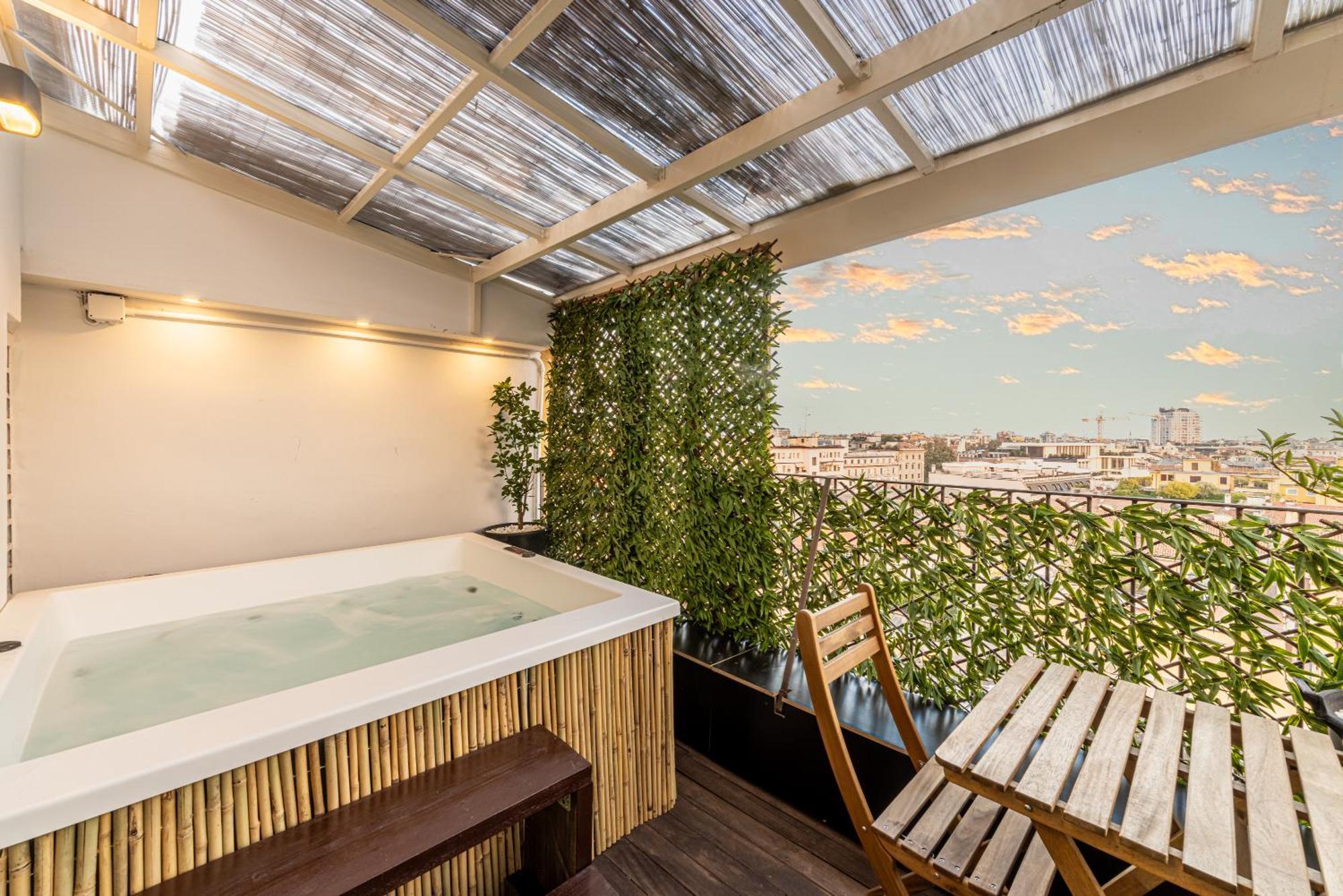 Apartment Luxury Penthouse With Jacuzzi & 360 View Rooftop Milan