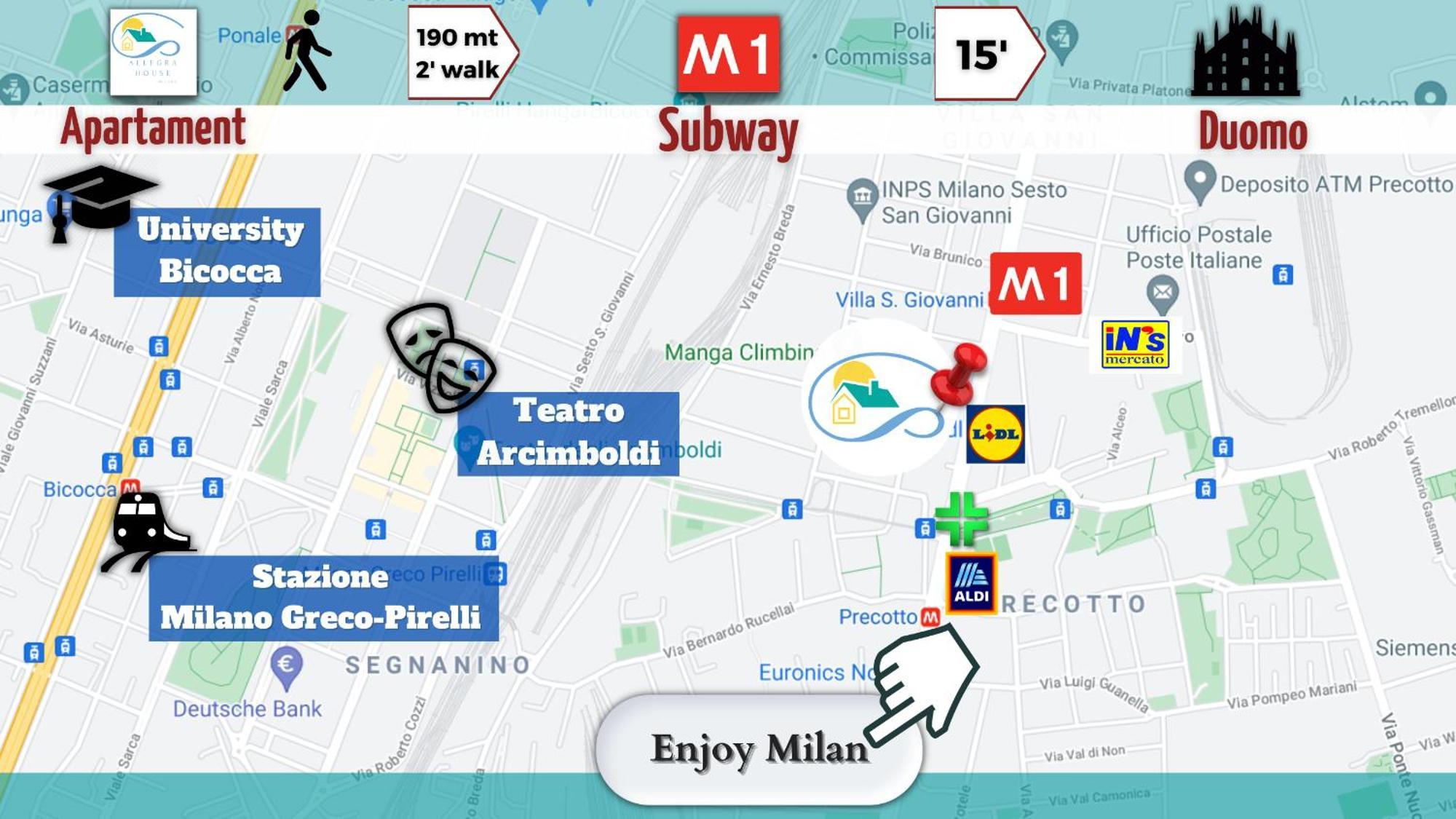 Allegra House Apartment Milan