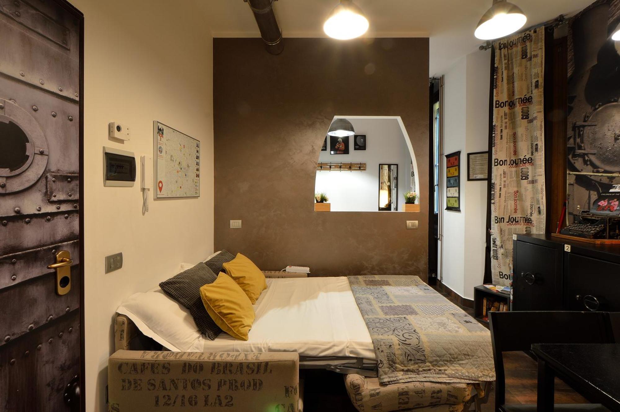 Appartamento Deluxe Stile Industrial Centro Milano, Potente Wi-fi, 3 Linee Metropolitane- Collegato Direttamente Con Aeroporto Di Malpensa E Rho Fiera In 10 Minuti *