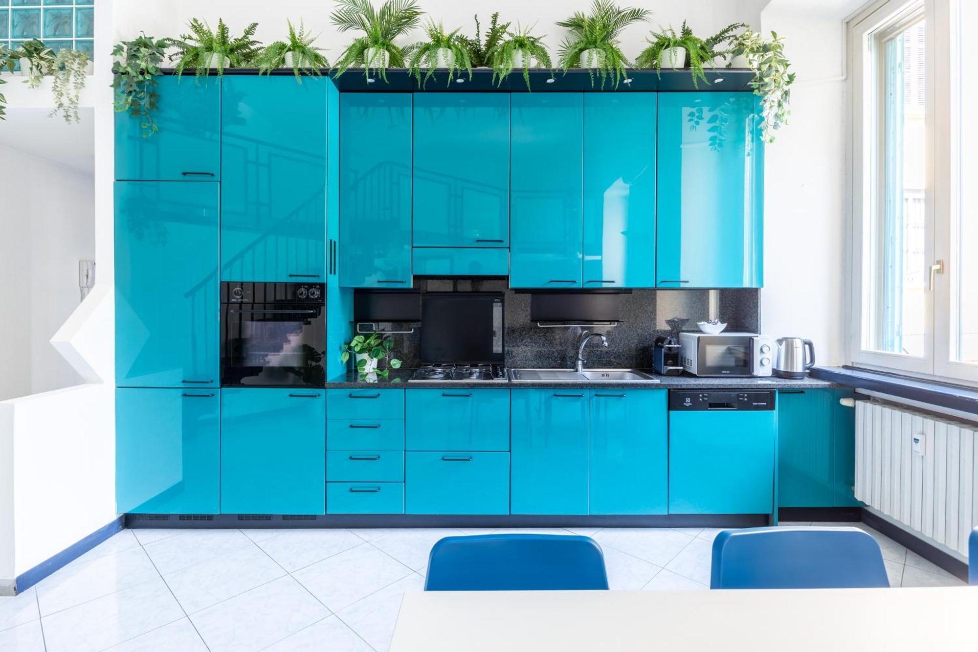Blue Loft In The Heart Of Milan, Next To Metro Station Apartment