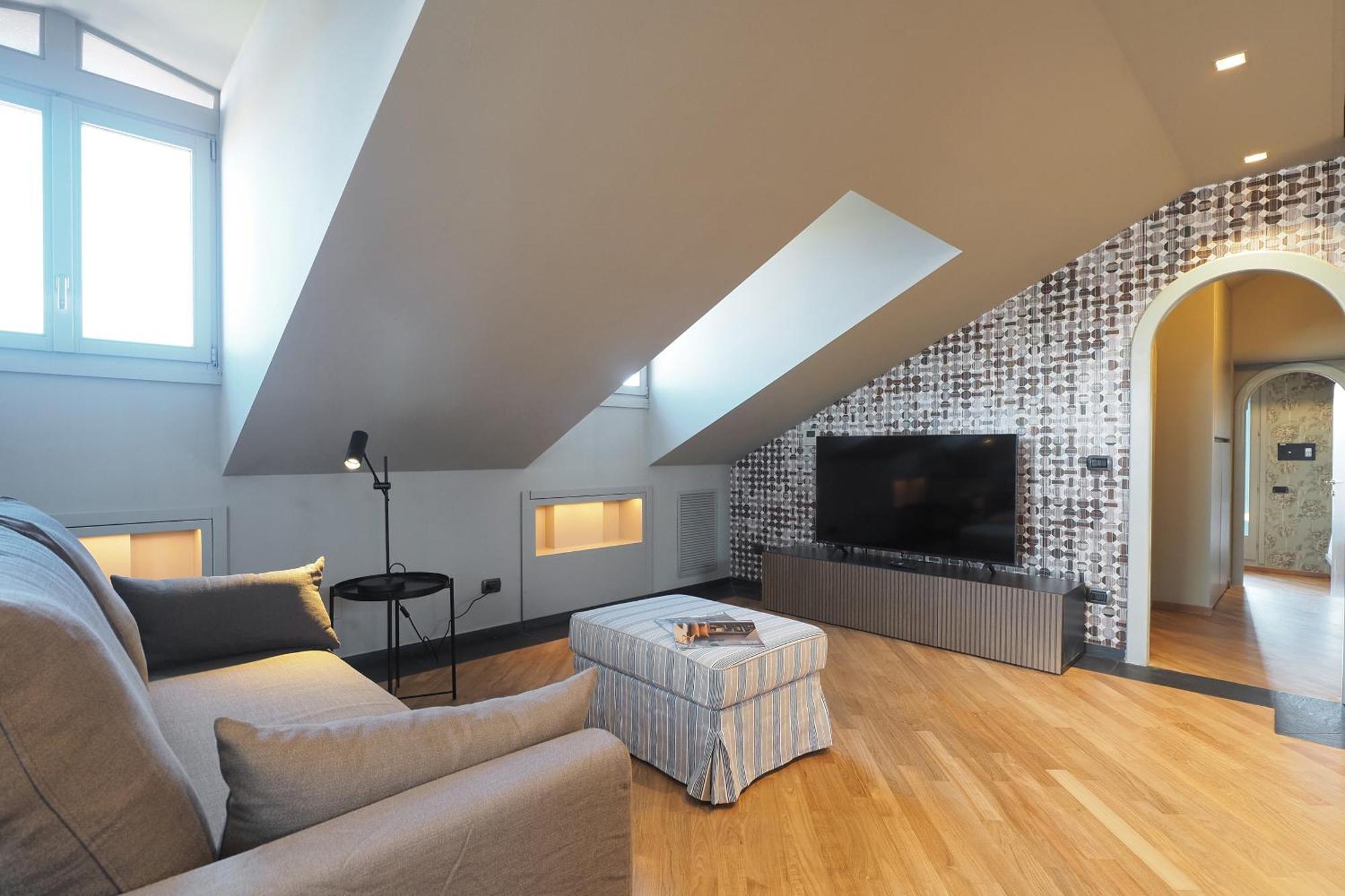 Splendido Attico Con 2 Terrazzi In Brera Apartment *