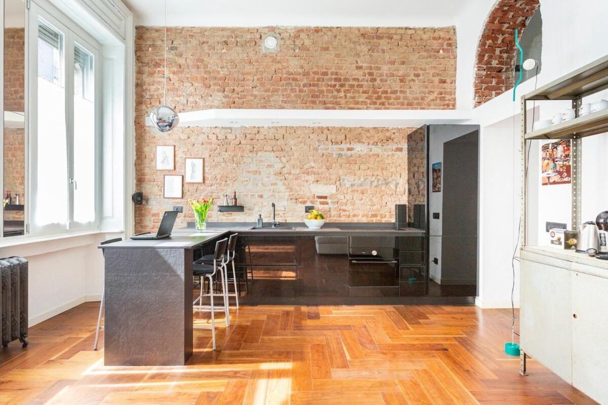 Apartment Loft Design Center, Shopping Area, Ac, Wifi, Subway M1 And M2, Airport Connected Milan