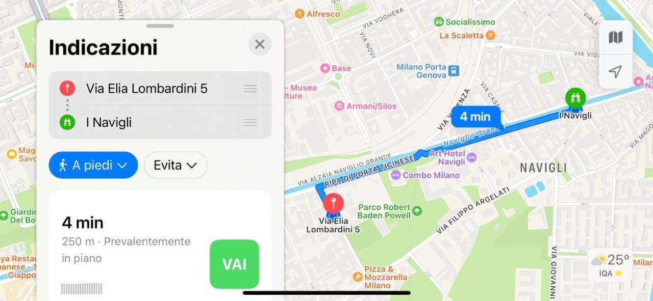 Deluxe 120 Mq , 4 Minuti A Piedi Dai Navigli Apartment Milan
